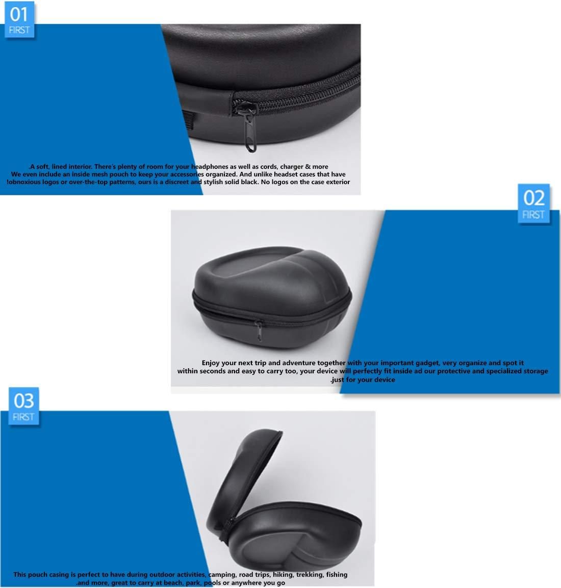 Headphone Carrying Case for Universal Oversized (Black)